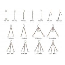 3/8" TYPE DOG GR. 100 ALLOY DOMESTIC CHAIN SLING